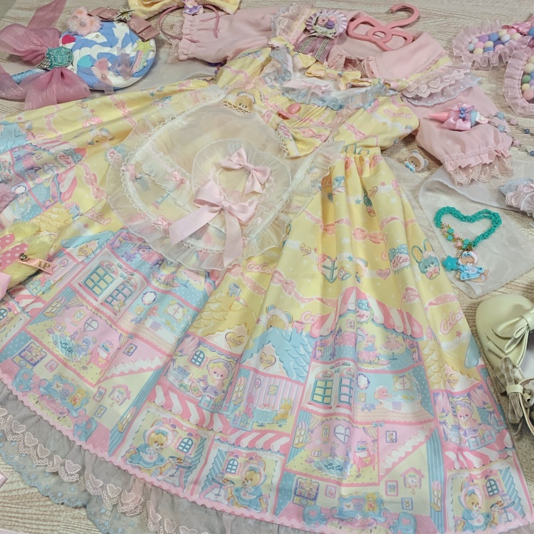 Ready to Ship - Sweet Rainbow House Lolita Dress JSK